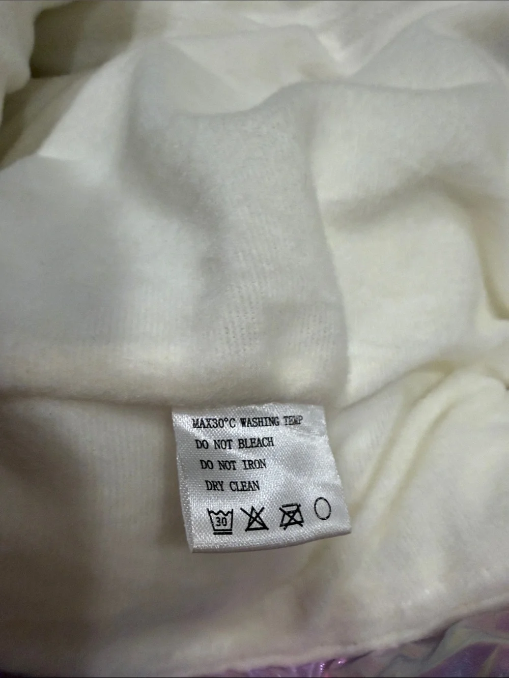 Iridescent Lilac Baby Snowsuit